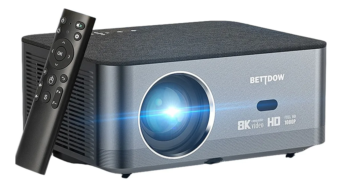 Mini Projetor LED 4K Portátil